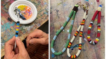 Beading a Bracelet or Keychain