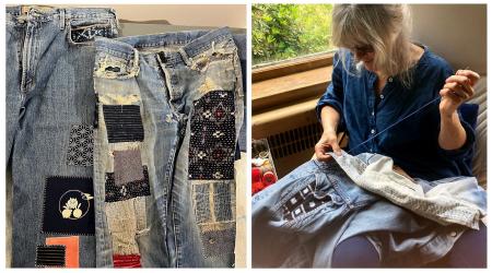 Loving Your Denim with Sashiko and Embroidery