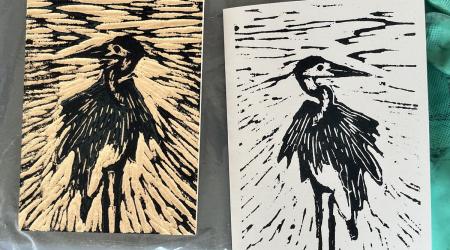 Intro to multi-colour woodcuts with Richard Tetrault