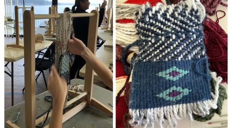 Squamish Nation wool weaving